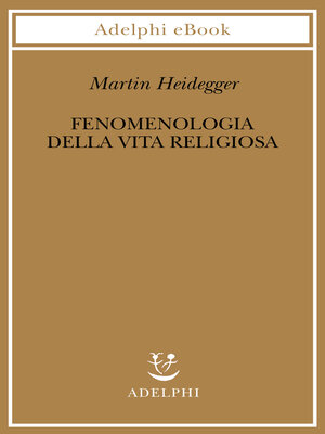 cover image of Fenomenologia della vita religiosa